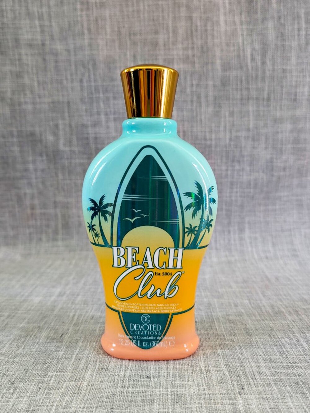 Devoted Creations Beach Club Tanning Lotion, Tanning Intensifier -No bronzer-NEW